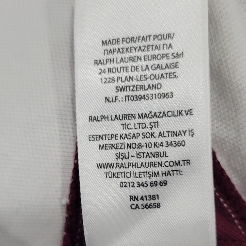 Polo Ralph Lauren Men's Slim Fit Big Gold Pony Logo Crest Mesh Polo Size XL - Picture 11 of 11